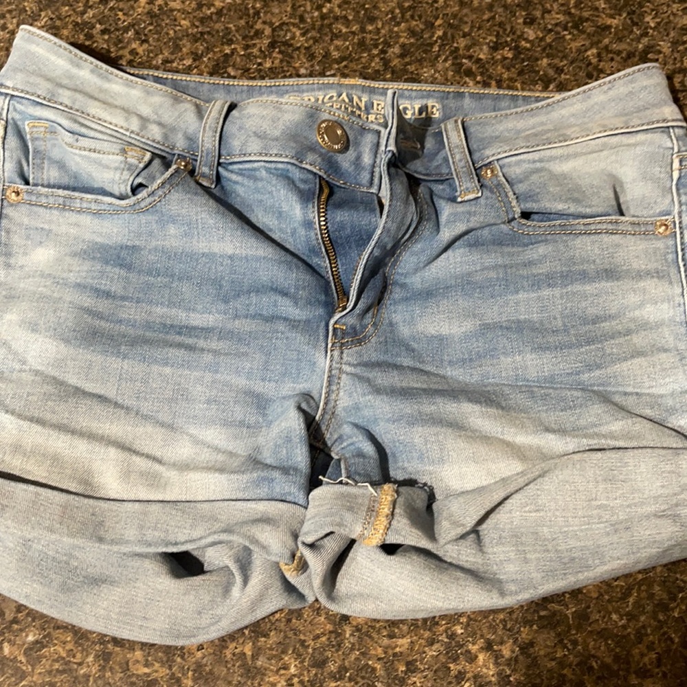 soft american eagle shorts